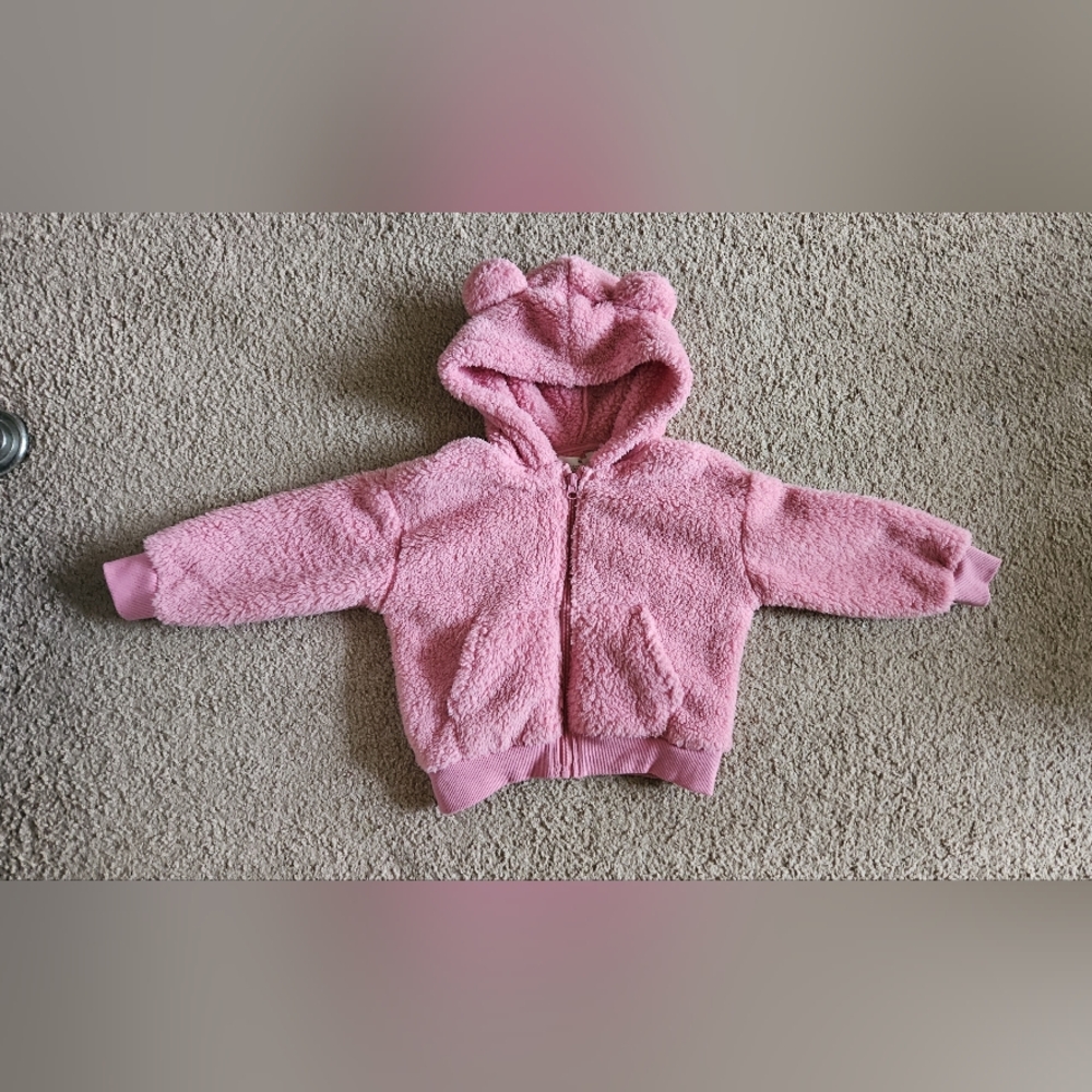 H&M Soft Pink Textured Jacket